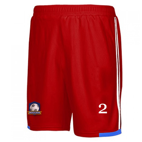 red shorts for football players